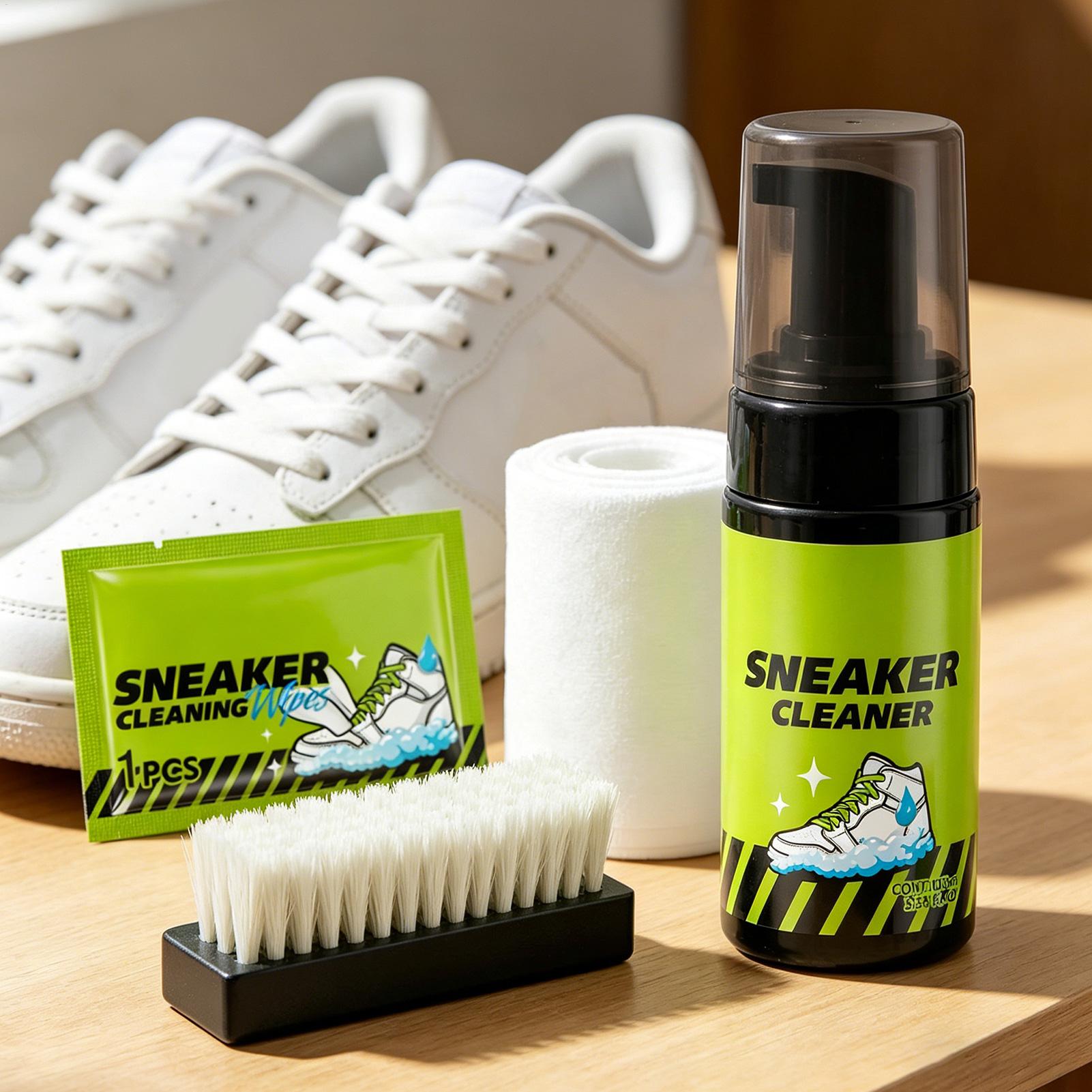Sneaker Care Foam - Sneaker Cleaner 4 Stuks 100ml Schuim