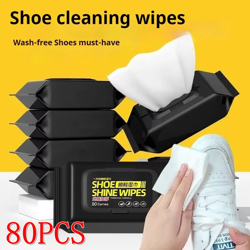 White Sneaker Care Kit - 12/30/80 stuks Sneakersreiniger Schoenenreiniger Draagbare wegwerp