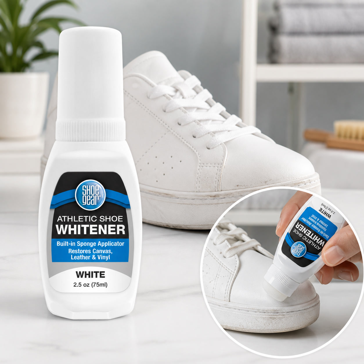 Sneaker Care Whitener - Vloeibare schoenwitmaker 2.5oz, reiniger en oplichter