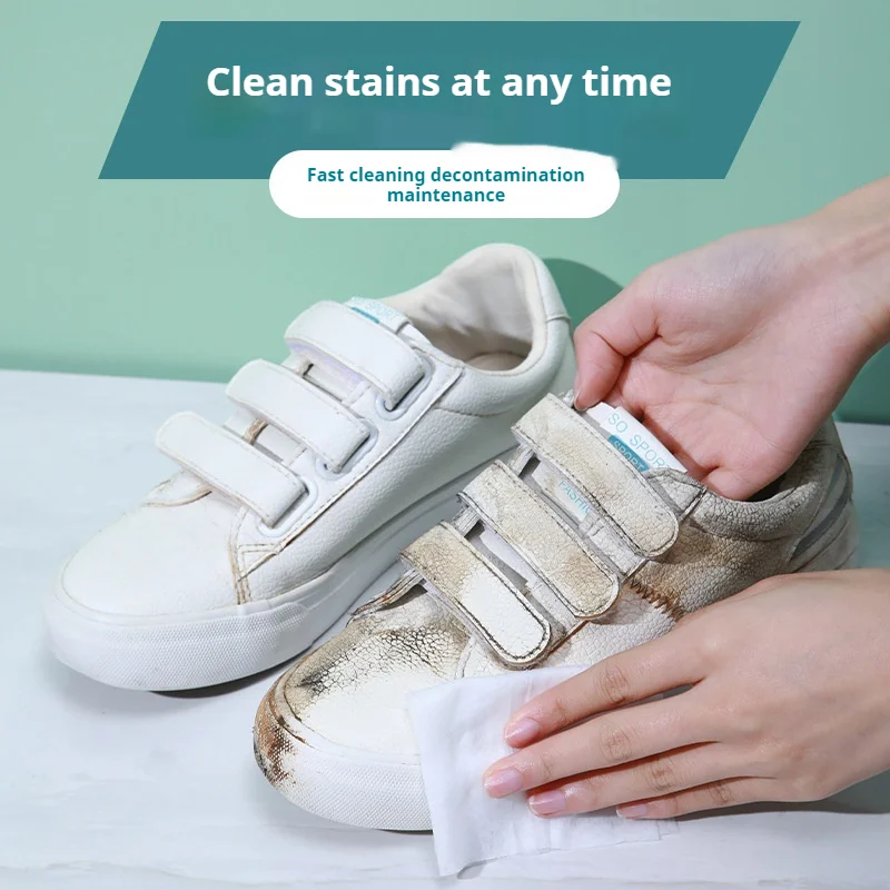 Draagbare schoonmaakdoekjes zo - White Sneaker Care Kit recensie en prijs