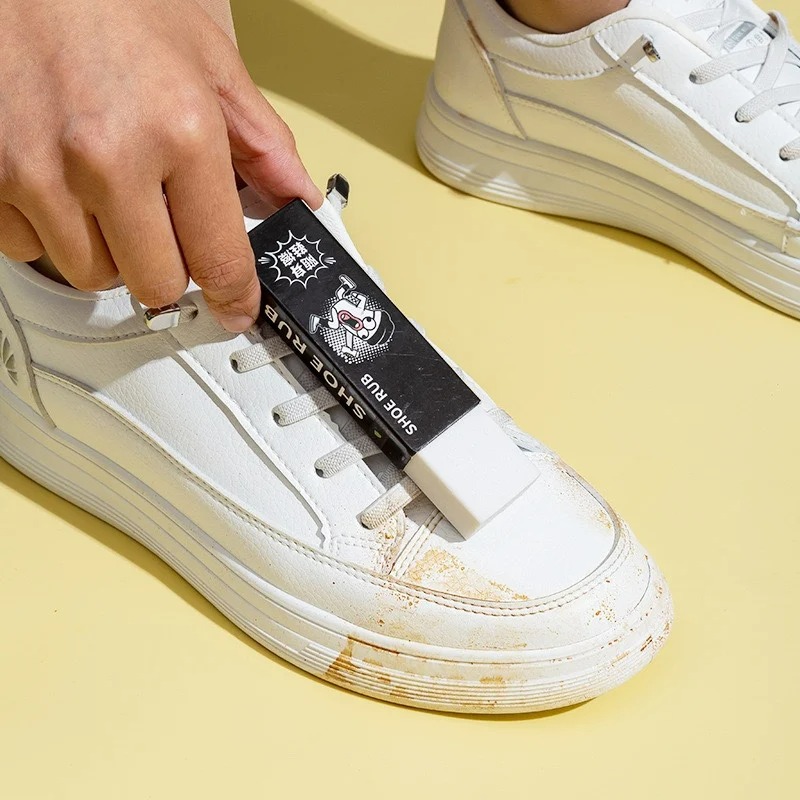 Draagbare schoenpoetsmachine v - White Sneaker Care Kit recensie en prijs